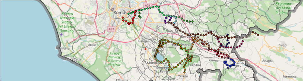 Mappatura progetti Ciclovie